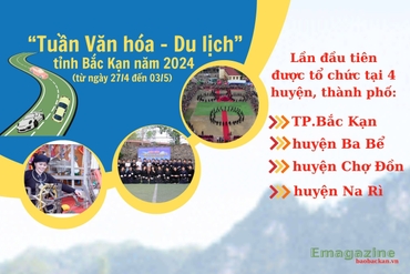 Nghỉ lễ 30/4 với "Tuần Văn hóa - Du lịch" tỉnh Bắc Kạn năm 2024