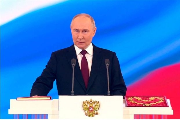 Tổng thống Nga V.Putin tuyên thệ nhậm chức nhiệm kỳ 5